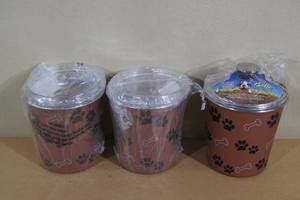 lot 21 image: Dog Treat Storage Containers