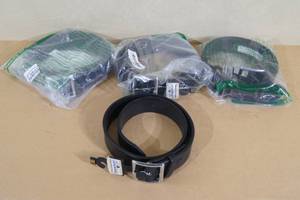 lot 14 image: 4 Boston Leather Belts