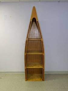 lot 913 image: Charming Canoe Bookshelf
