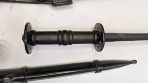 lot 935 image: Sharp Set of (3) Stiletto Knives with Sheaths