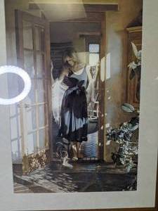 lot 961 image: Adorable Signed Print by Steve Hanks, Santa Fe Sun