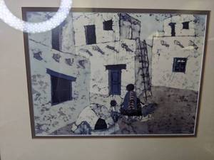 lot 963 image: Signed & Numbered Southwest Native American Art Print by Sue Lovinger