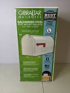 lot 835 image: Gibraltar Mailbox (White)