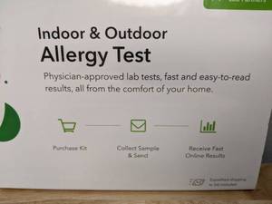 lot 30 image: Brand New Everlywell Indoor & Outdoor Allergy Test