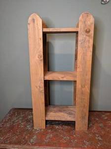 lot 411 image: Three Shelf Wooden Stand