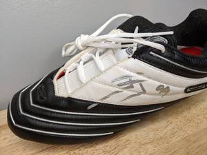 lot 32 image: JJ Watt Autographed Reebok Football Cleat NFL Houston Texans Cardinals