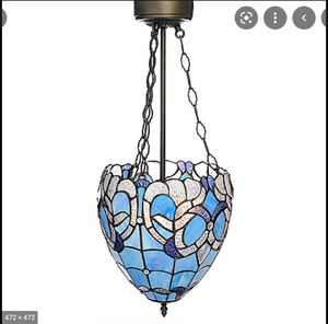 lot 889 image: Gorgeous Blue Chandelier from River of Goods Lot 23