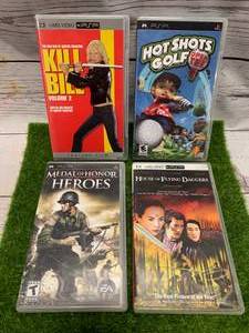 lot 28 image: Lot of 2 Games & 2 Movies for PSP System�