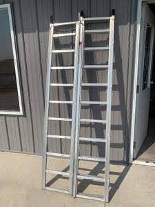lot 37 image: Aluminum Trailer Ramps Approximately 7� Long�
