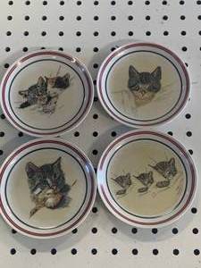 lot 57 image: Lot of 4 Limited Edition B&O Railroad 5��Plates� (These Sell $45 Each Online)�