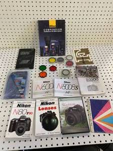 lot 61 image: Camera Lens�& Book Lot�