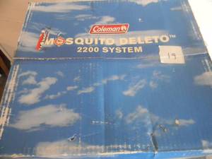 lot 19 image: COLEMAN MOSQUITO DELETO 2200 SYSTEM - IN BOX - NICE - SEE PICTURES