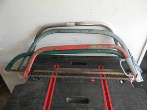 lot 38 image: SET OF 4 BOW BLADE SAWS - SEE PICTURES