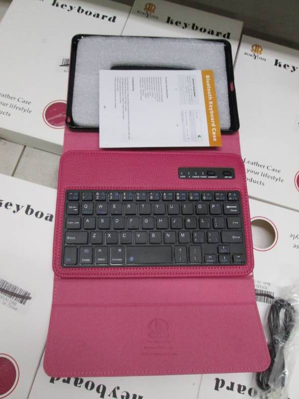 9 cases with keyboards ...