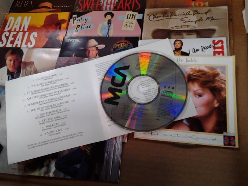 Lot of country Western music cds f...