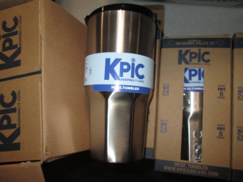 Lot of 9 KPIC silver-toned 30oz Kee...