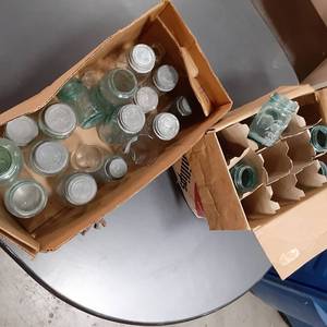 (2) Boxes of Canning Jars and other...