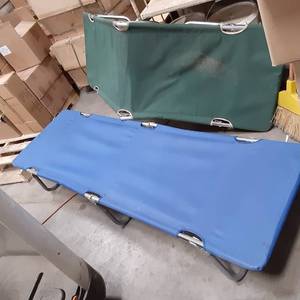 (2) Metal Folding CampingLounge Ch...