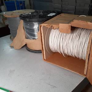 (3) Spools of Wire Communication C...