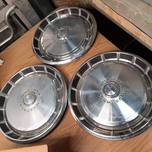 (3) Vintage Mustang Hubcaps...