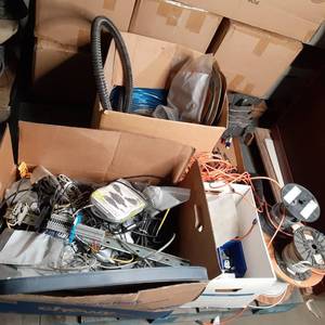 Pallet of Electrical Wire, Componen...