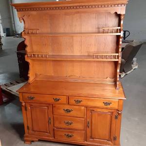 Vintage 2 pc. Hutch 52 x 19 x 73...