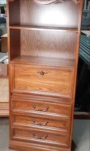 Vintage Cabinet with Hideaway Desk ...