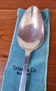 lot 17 image: Tiffany and Co. Sterling Silver Serving Spoon