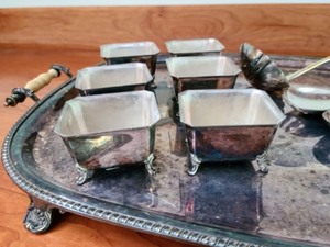 lot 20 image: Silver Plated Serving Items