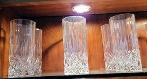 lot 84 image: CutPressed Glassware