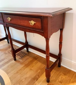 lot 117 image: Wood Console Table