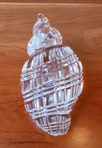 lot 123 image: Waterford Crystal Seashell
