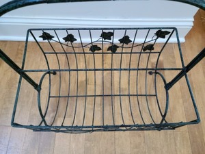 lot 156 image: Metal Magazine Rack