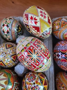 lot 161 image: Ukrainian Painted Eggs