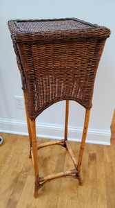 lot 162 image: Wicker Plant Stand