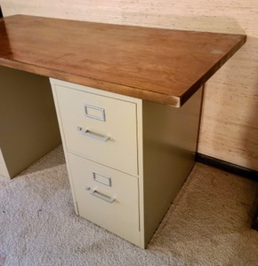lot 172 image: File Cabinet Desk