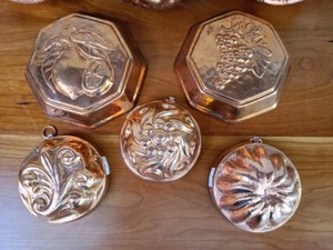 lot 184 image: Decorative Copper Molds