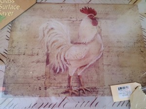 lot 192 image: Pair of New Rooster Cutting Boards