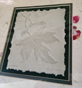 lot 218 image: Unframed Leaf Prints