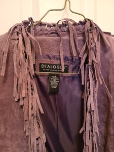 lot 331 image: Womens Purple Suede Jacket