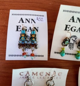 lot 395 image: Five Pairs of Artist Designed Earrings
