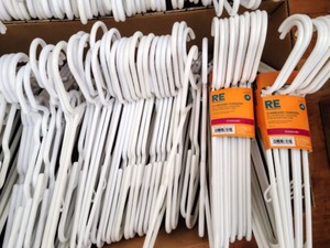 lot 424 image: Plastic Hangers