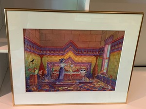 lot 430A image: Framed Print by Kenneth Koskela Uptown Cats on a Saturday Night