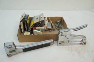 lot 141 image: Staplers and staples