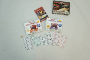 lot 60 image: Cake decorating set and meat spice mixes