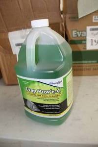 lot 197 image: Lot of (2) Nu-Calgon Evap Powr -C Evaporator Coil Cleaner Concentrate 1-Gallon Plastic Jugs