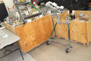 lot 247 image: 2-Piece Pipe Stand