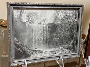 lot 116 image: Two Antique Black and White Minnehaha Falls Photographs
