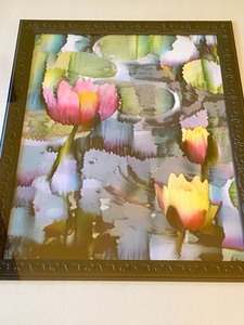 lot 86 image: Artist Framed Photography Piece by Ruth Koob - Lotus Mediation