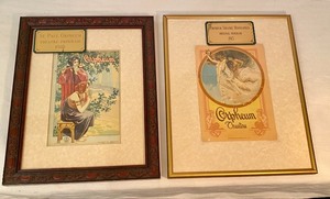 lot 48 image: Two Framed Antique Programs from the Orpheum Theatre